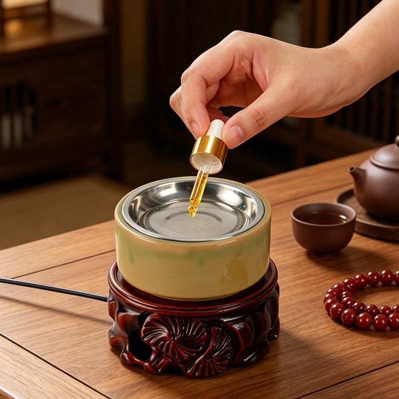 Home Fragrance Incense - Queimador de Incenso Eletrônico de Cerâmica