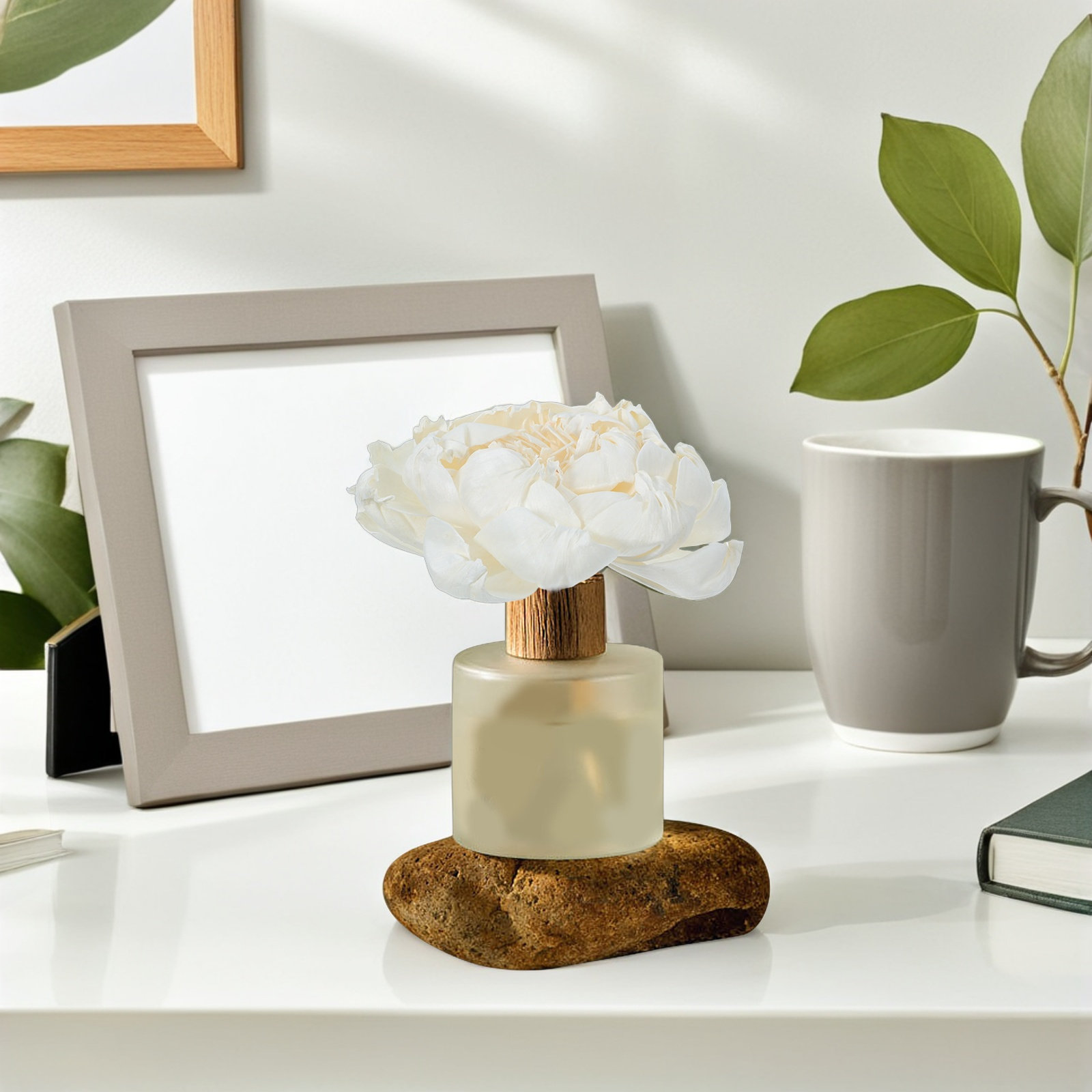 Difusor de Aroma Peony Head 12 - Home Fragrance Oil Diffuser avaliação e preço
