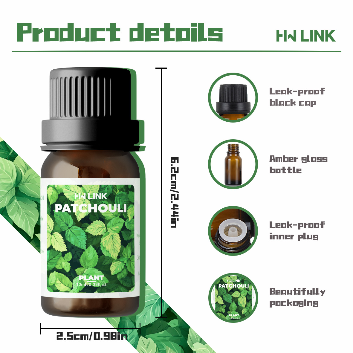 Óleos Essenciais de Patchouli  - Home Fragrance Accessories avaliação e preço