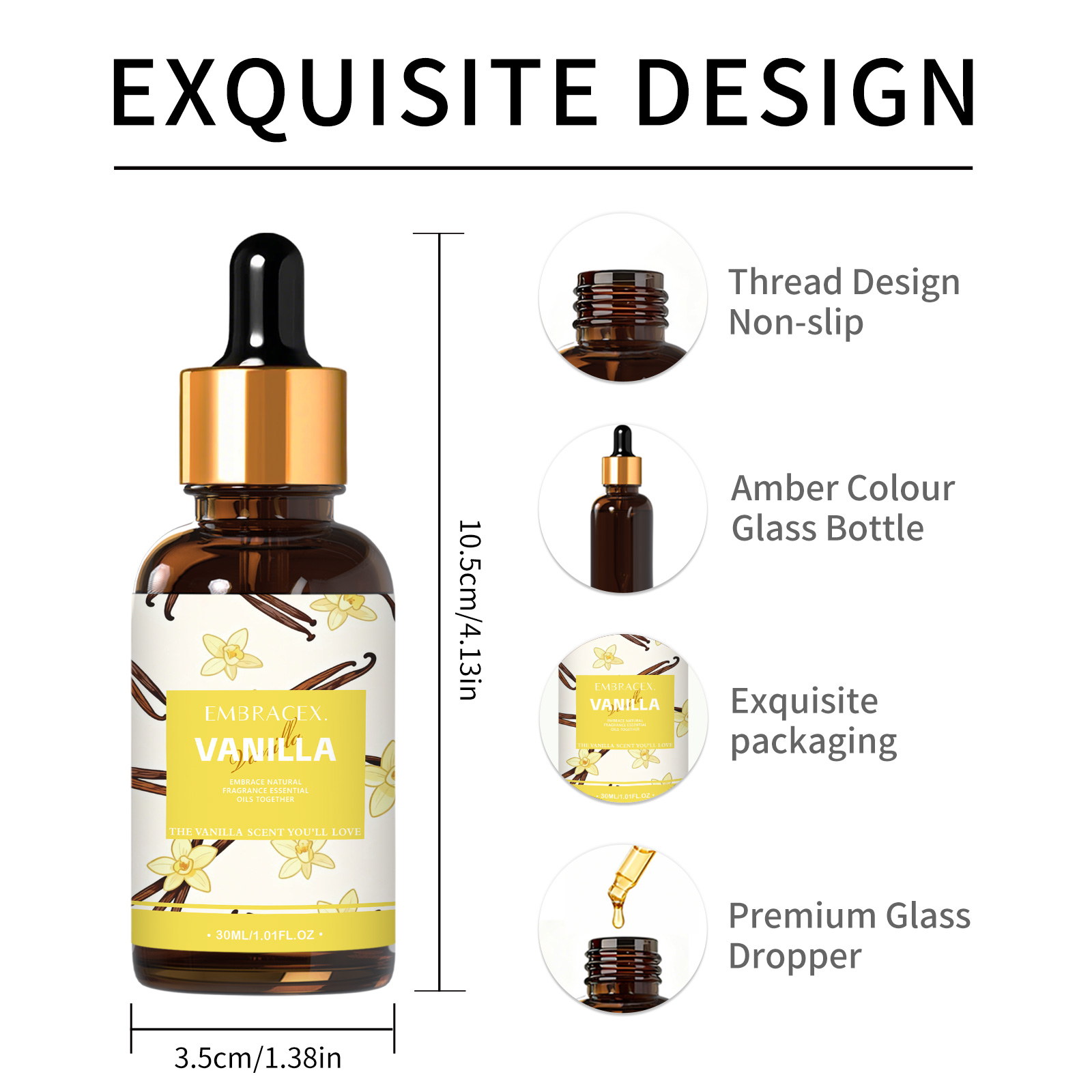 Óleo essencial de baunilha 30m - Home Fragrance Accessories avaliação e preço