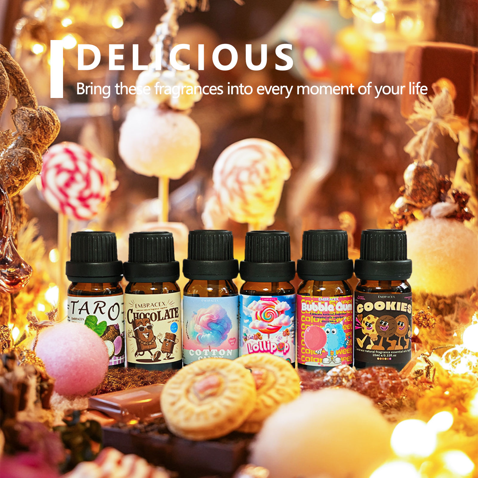 6 Peças/1 Conjunto de Óleos Ar - Home Fragrance Oil Diffuser avaliação e preço