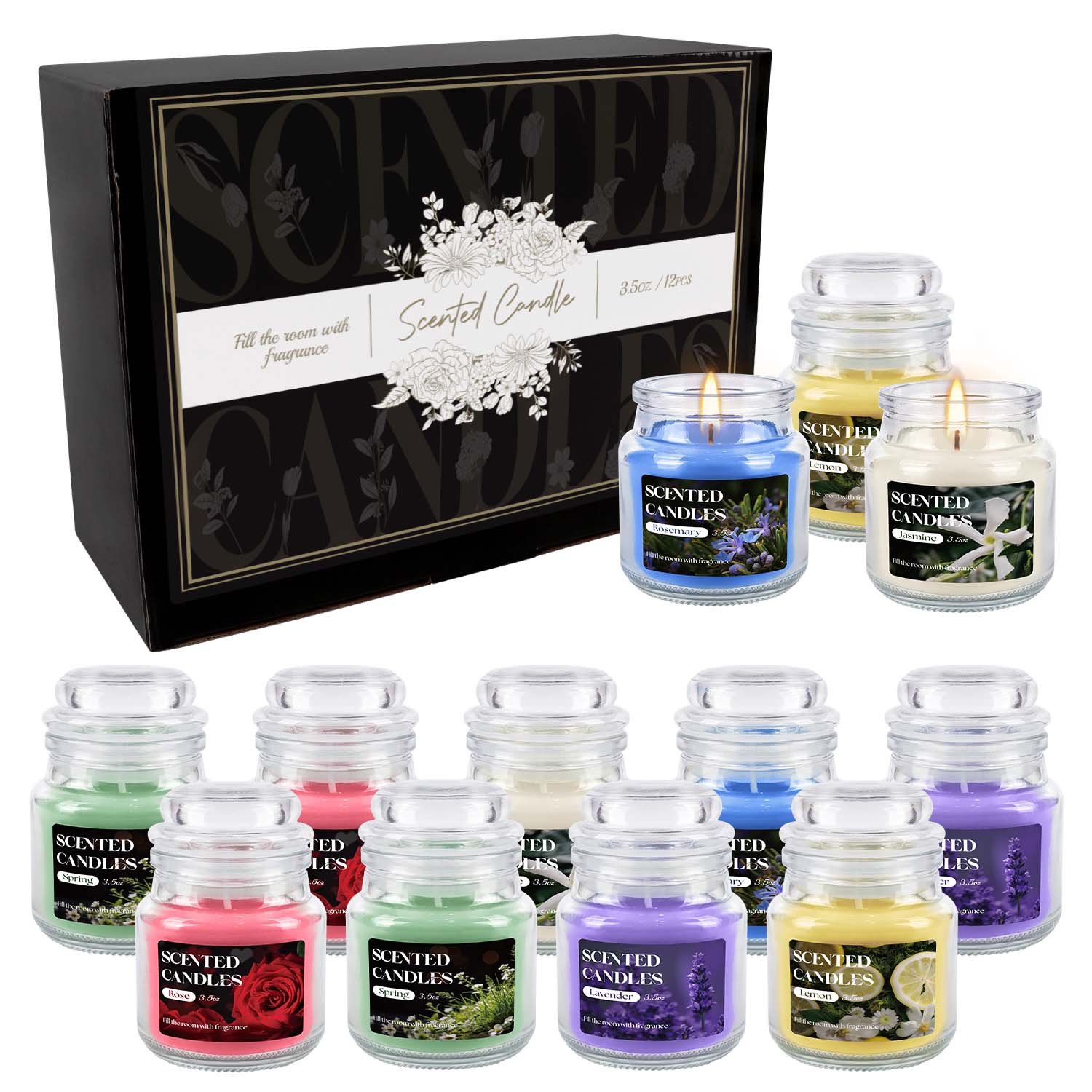 Pacote com 12 Velas Pequenas R - Home Fragrance Options avaliação e preço
