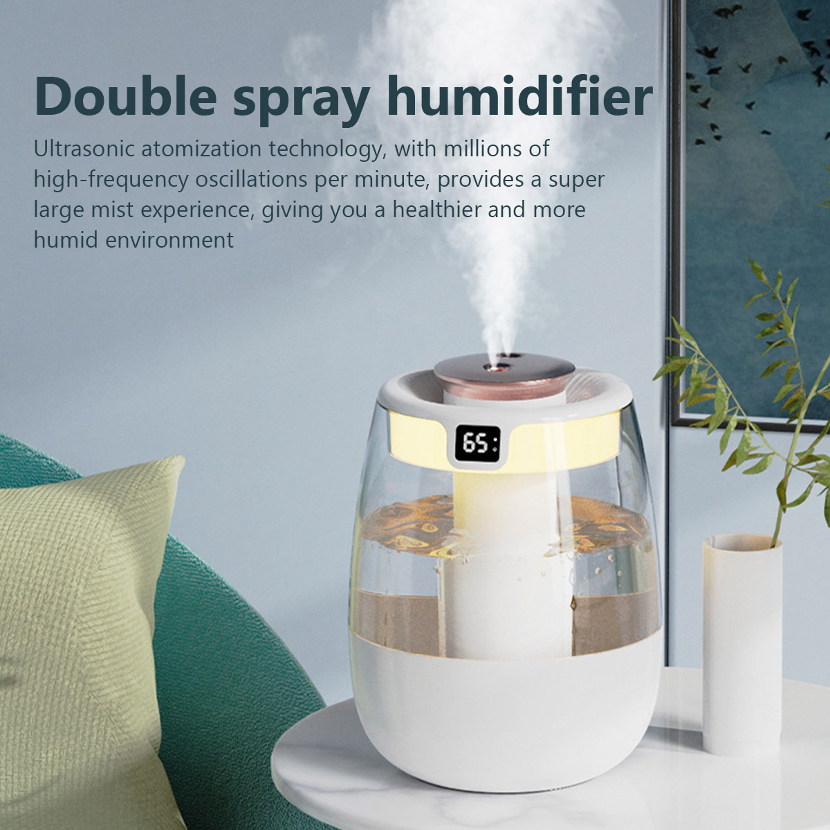 Umidificador de ar 1.3l, porta - Home Fragrance Mist avaliação e preço