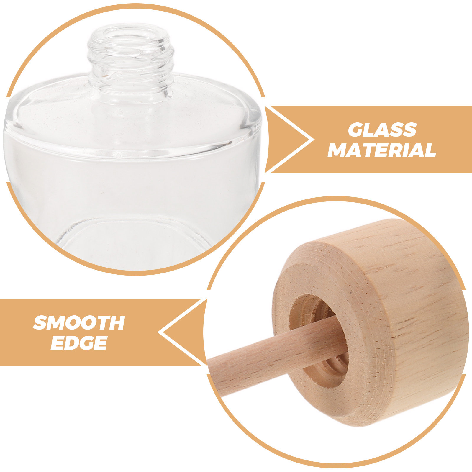 2 Frascos de Vidro Transparent - Home Fragrance Oil Diffuser avaliação e preço