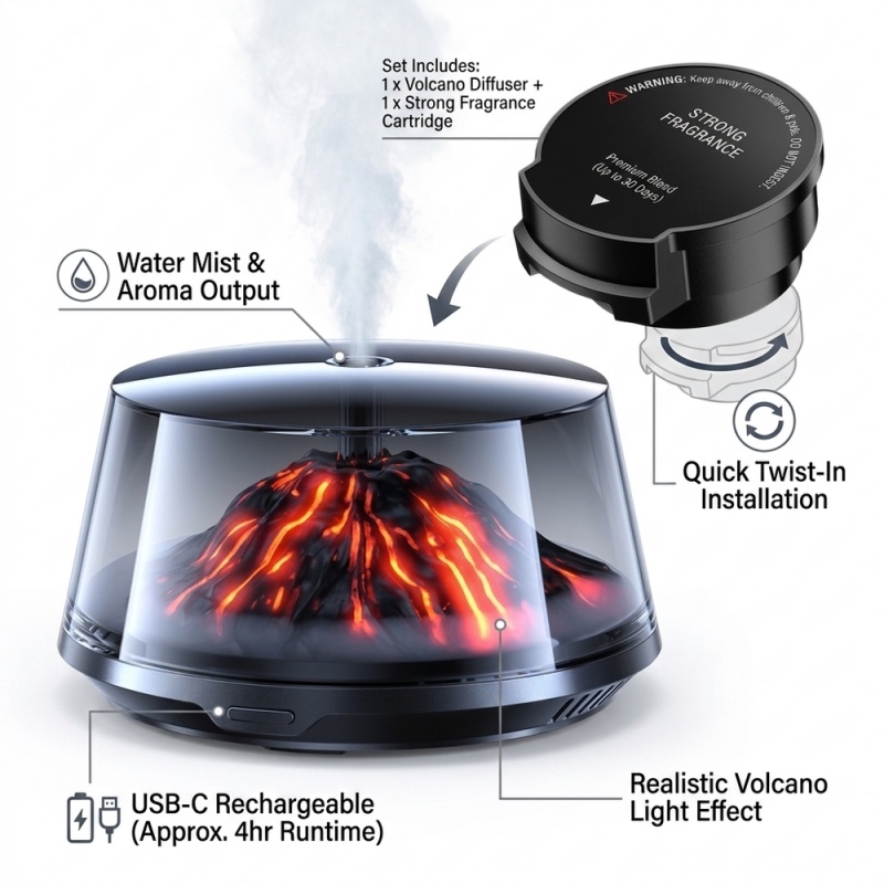 Difusor de Ar USB para Carro,  - Home Fragrance Mist avaliação e preço
