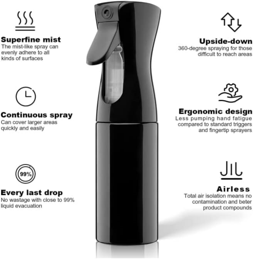 Spray Contínuo 200ml 360 °   S - Room Spray Bottle avaliação e preço